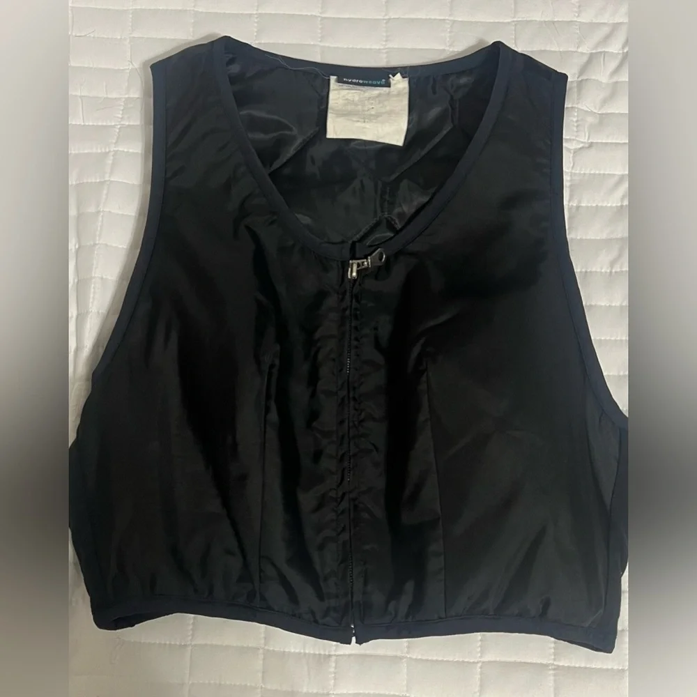 Vintage Hydroweave Outdoor Motorcycle Vest Women’s Zip-Up V-neck Size Small